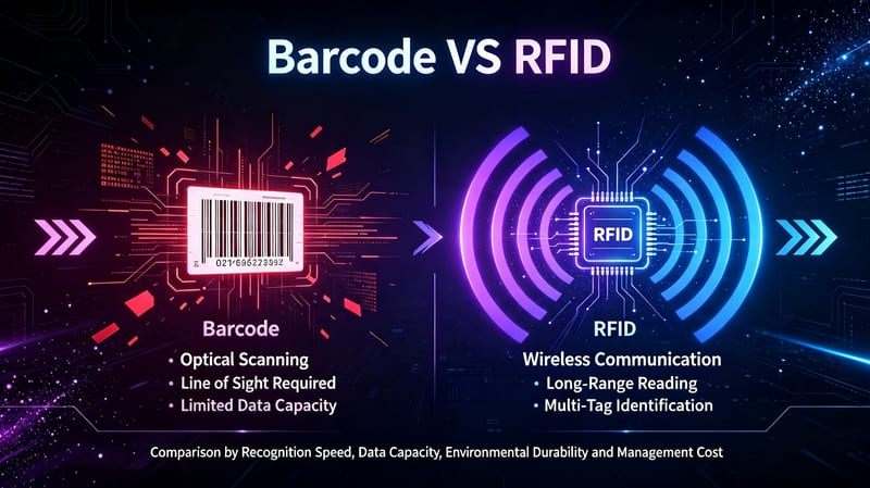 RFID vs. Barcode Inventory Management: Why 99.9% Accuracy Changes Retail & Supply Chain