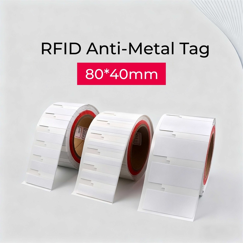 Flexible anti-metal UHF tag  80*40mm
